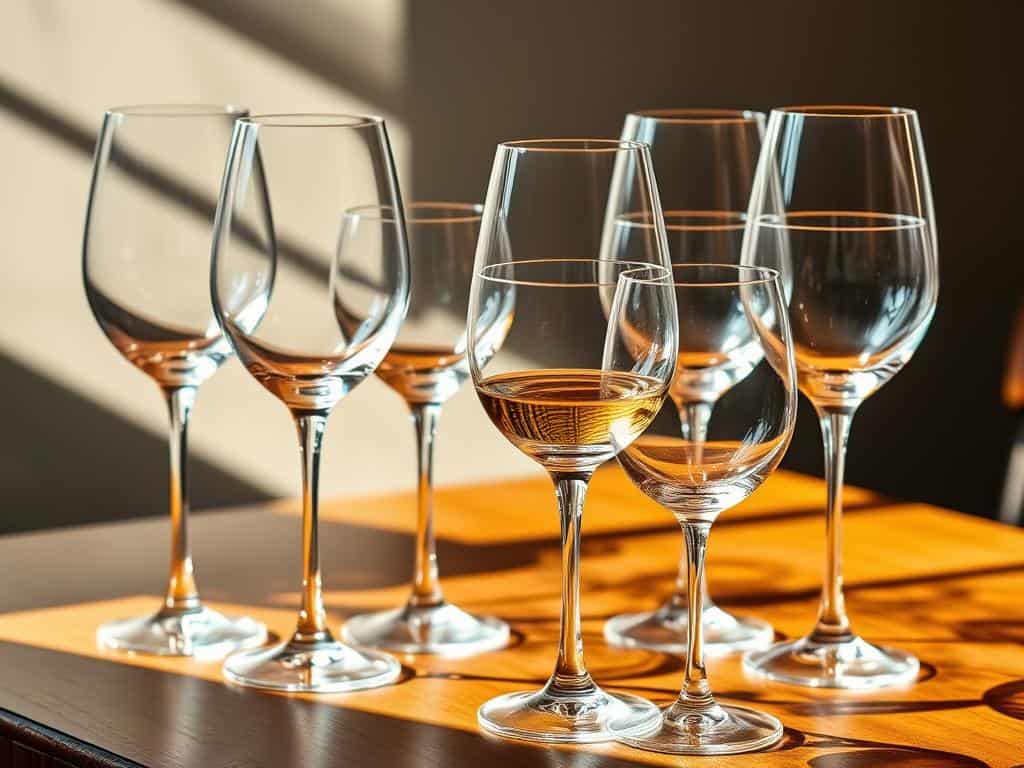 proper glassware for wine tasting