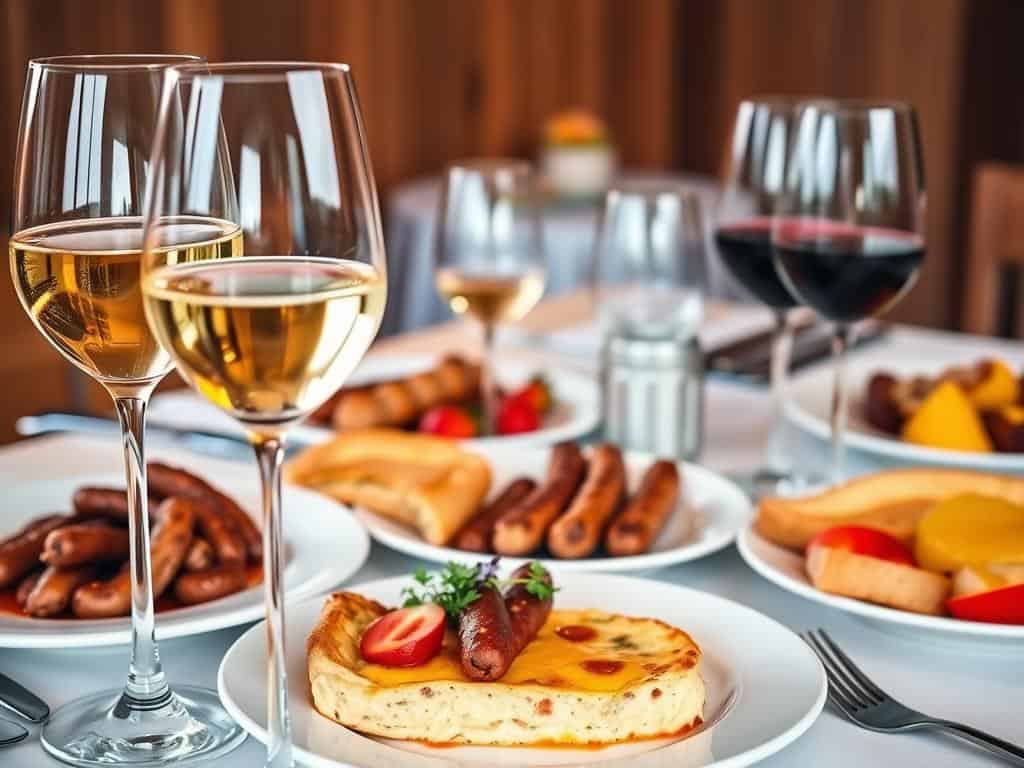 wine pairings for brunch dishes