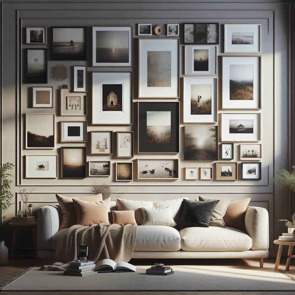 featured how to create a gallery wall on a budget