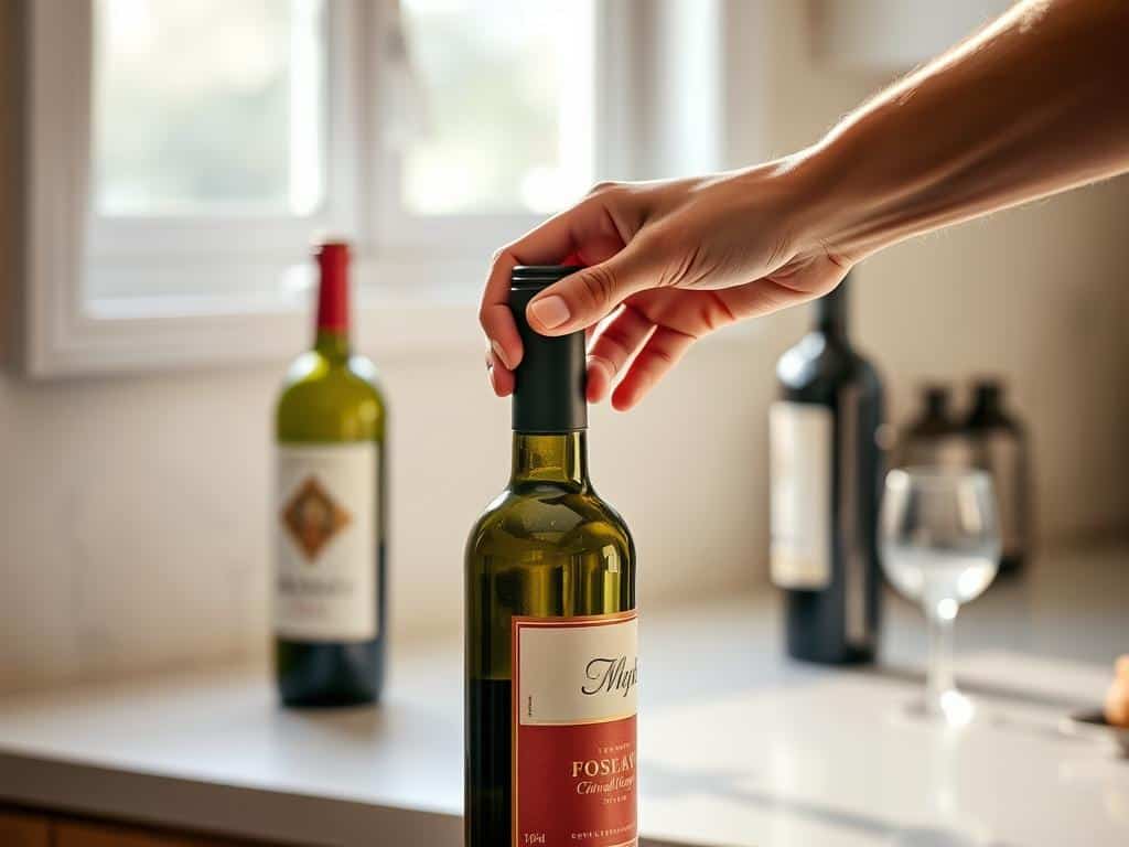 Recorking wine for short-term preservation