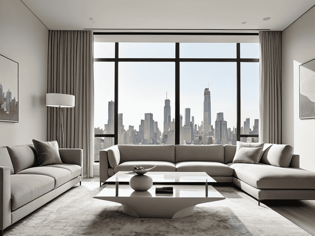Apartment design modern living space