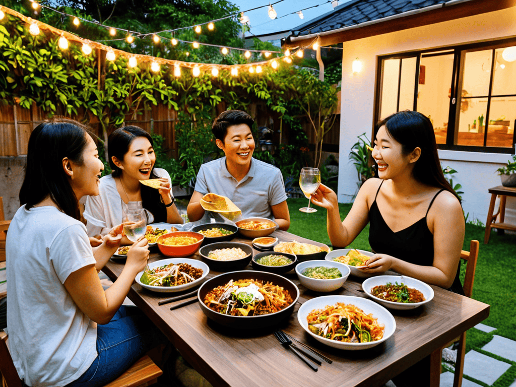 Befriending Neighbors Through Food