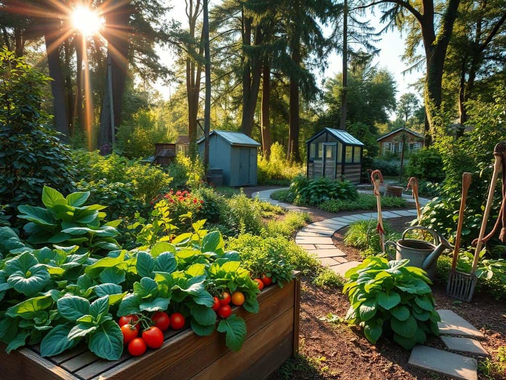 Gardening and sustainable practices for homegrown food
