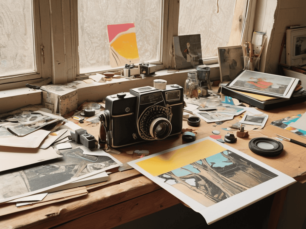 Crafting Zinegeist Aesthetic mixed media art
