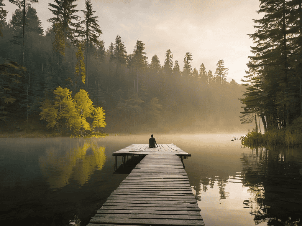 Digital Detoxing 2.0 serene landscape retreat