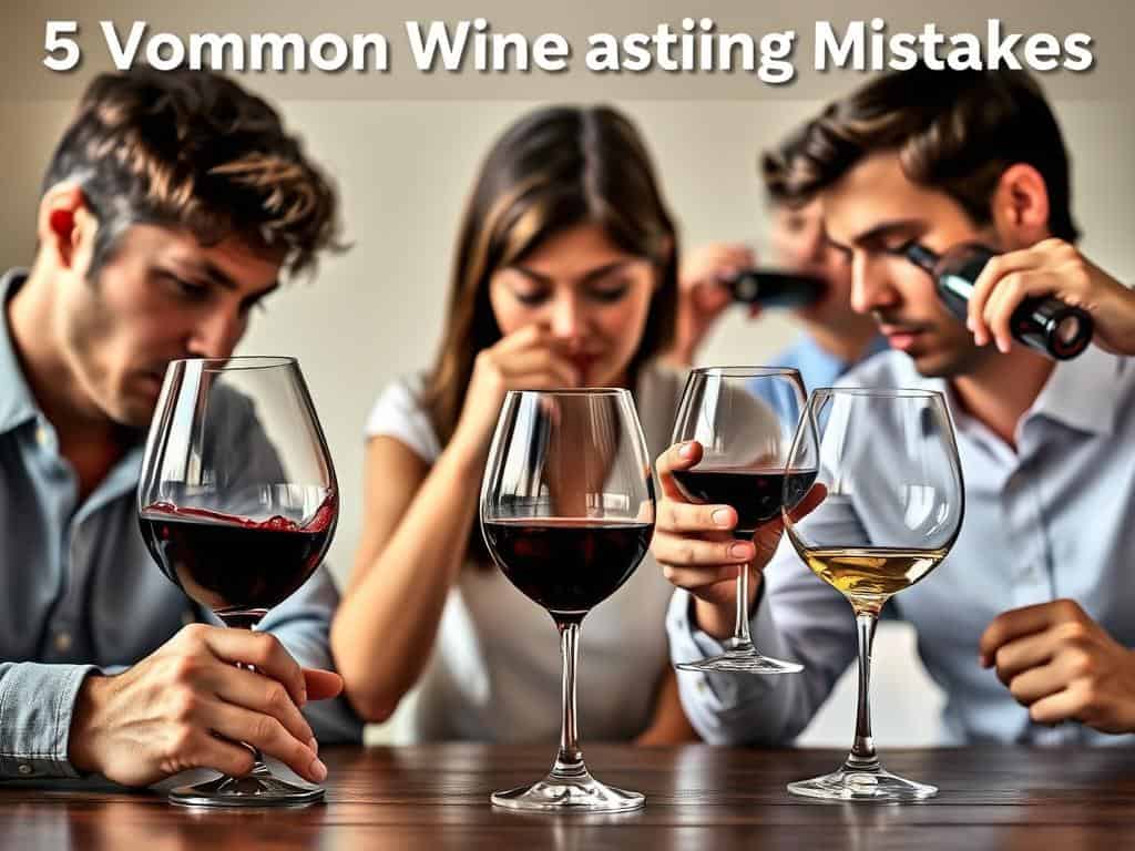 Wine tasting mistakes