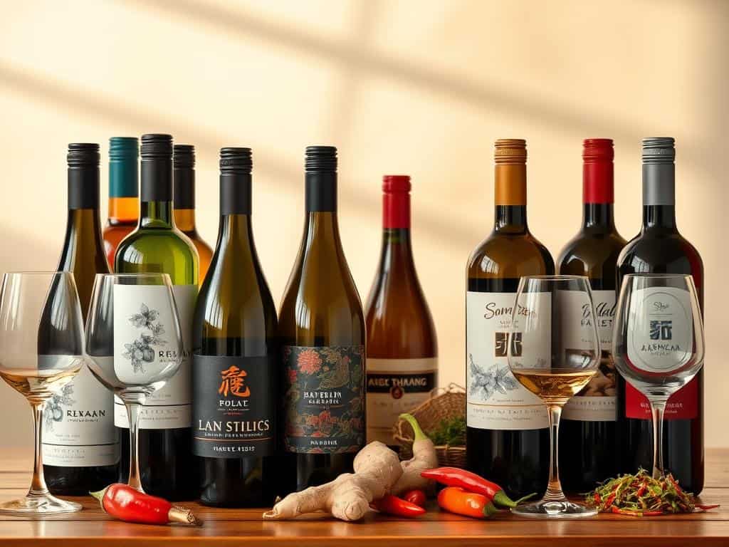 high acidity wines for Asian food
