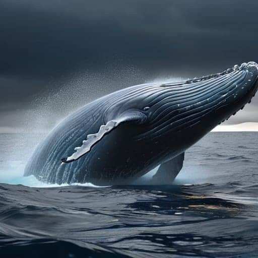 The Bottom Line: Following whale movements.