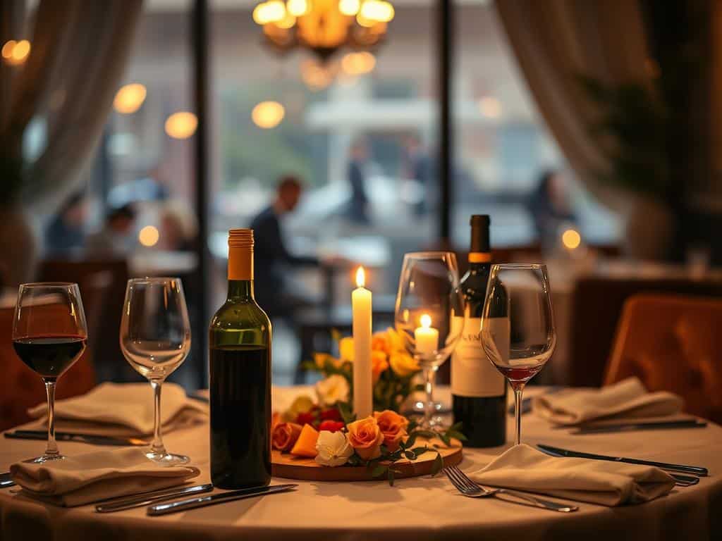 Choosing wine for romantic dinners