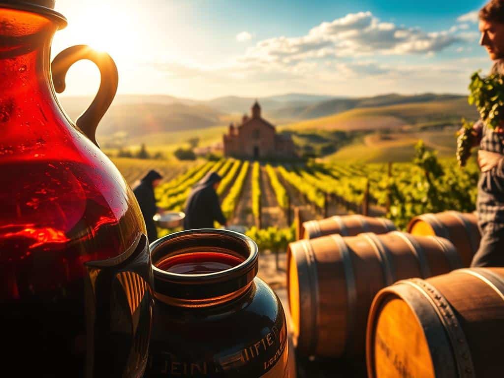 The history of wine
