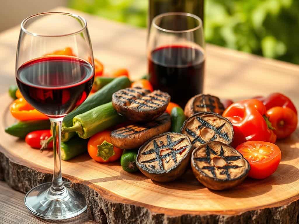 wine with grilled veggies wine with grilled veggies