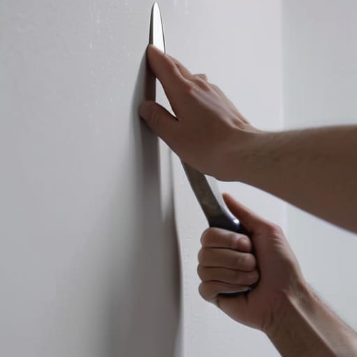 How to repair a dry wall hole.