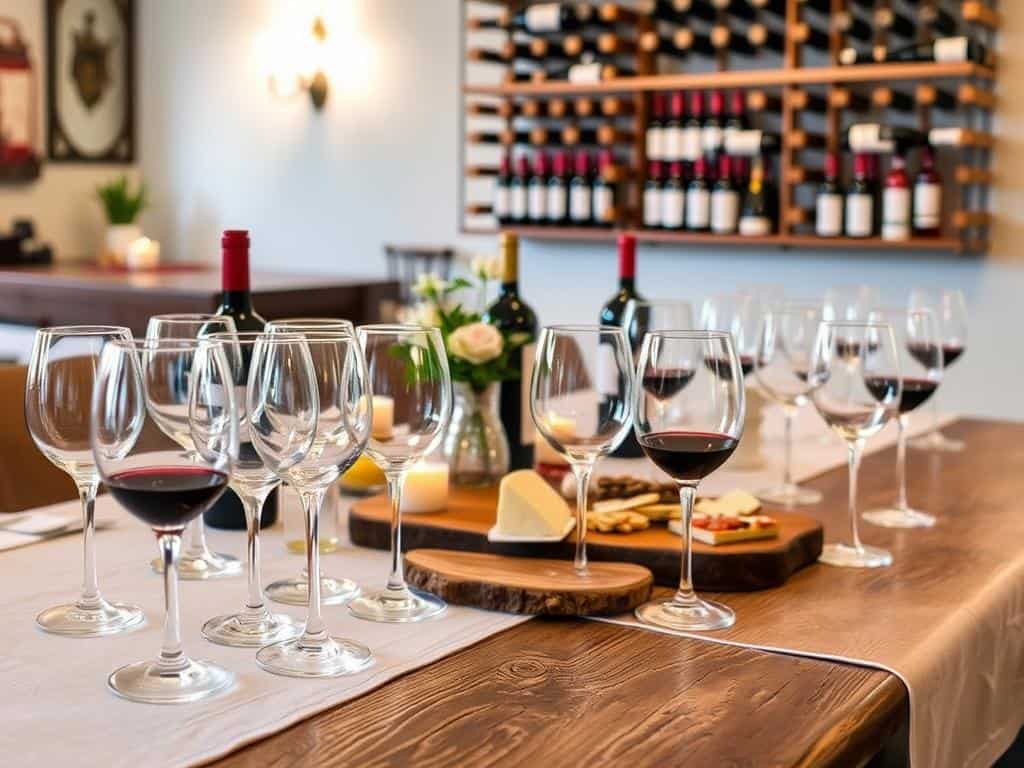 setting the foundation for your wine tasting theme